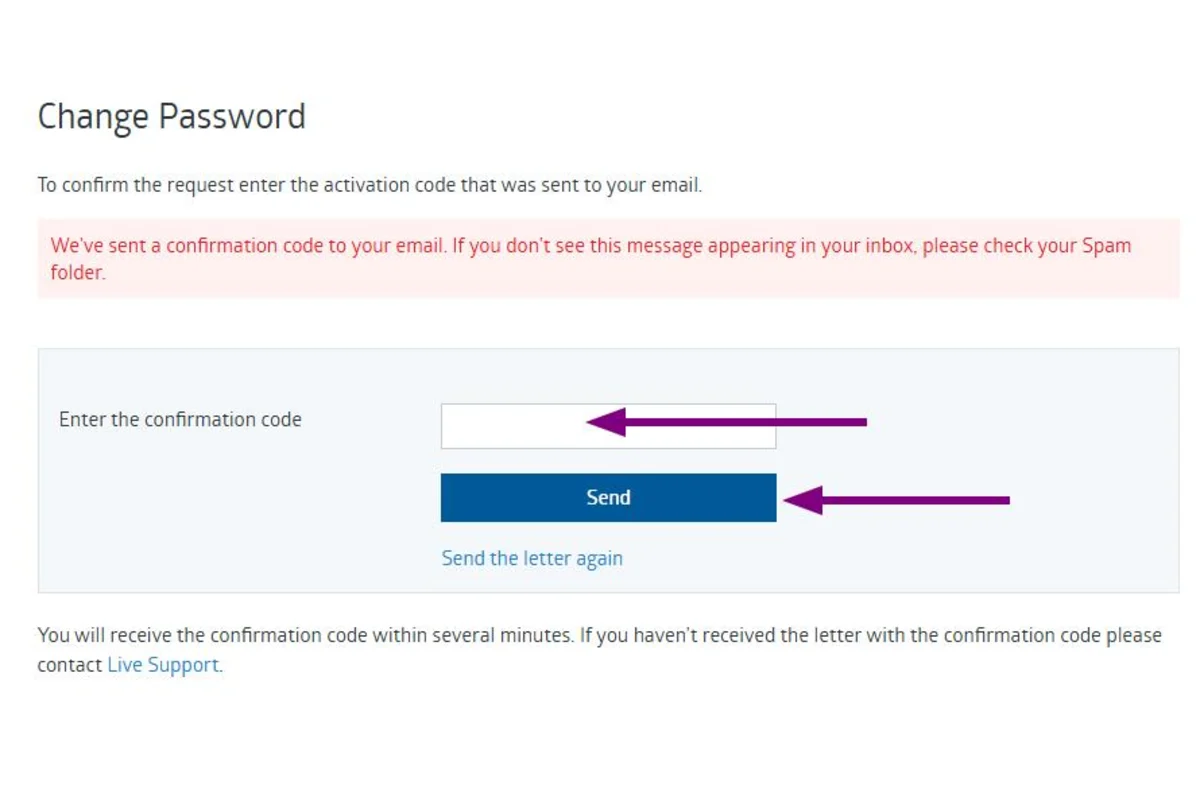 Gambar langkah 4 - Panduan Mengganti Password Investor / Password Trading