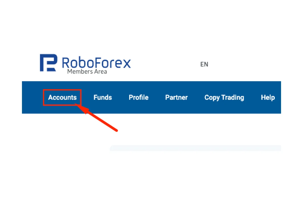 Gambar langkah 1 - Panduan Menghubungkan Kode IB & Membuka Akun Trading di Bawah IB/Partner Pro (Akun Belum di Bawah IB/Partner Pro)